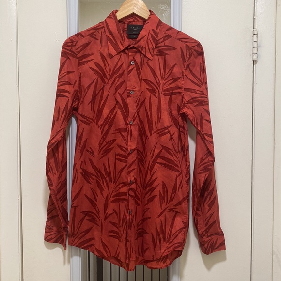 Paul Smith London short men size 15.5/M slim fit - Picture 2 of 8